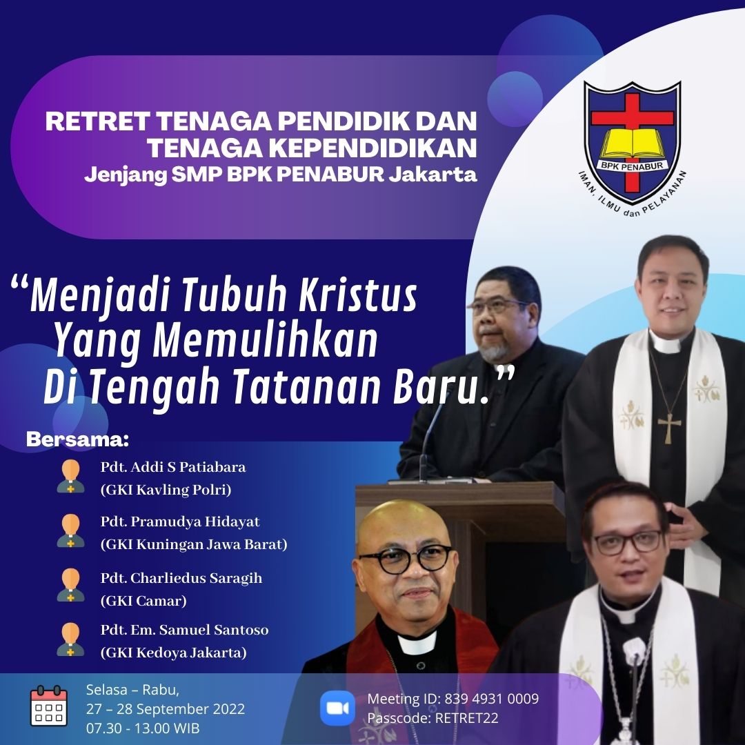 Retret Tenaga Pendidik dan Tenaga Kependidikan Jenjang SMP BPK PENABUR Jakarta