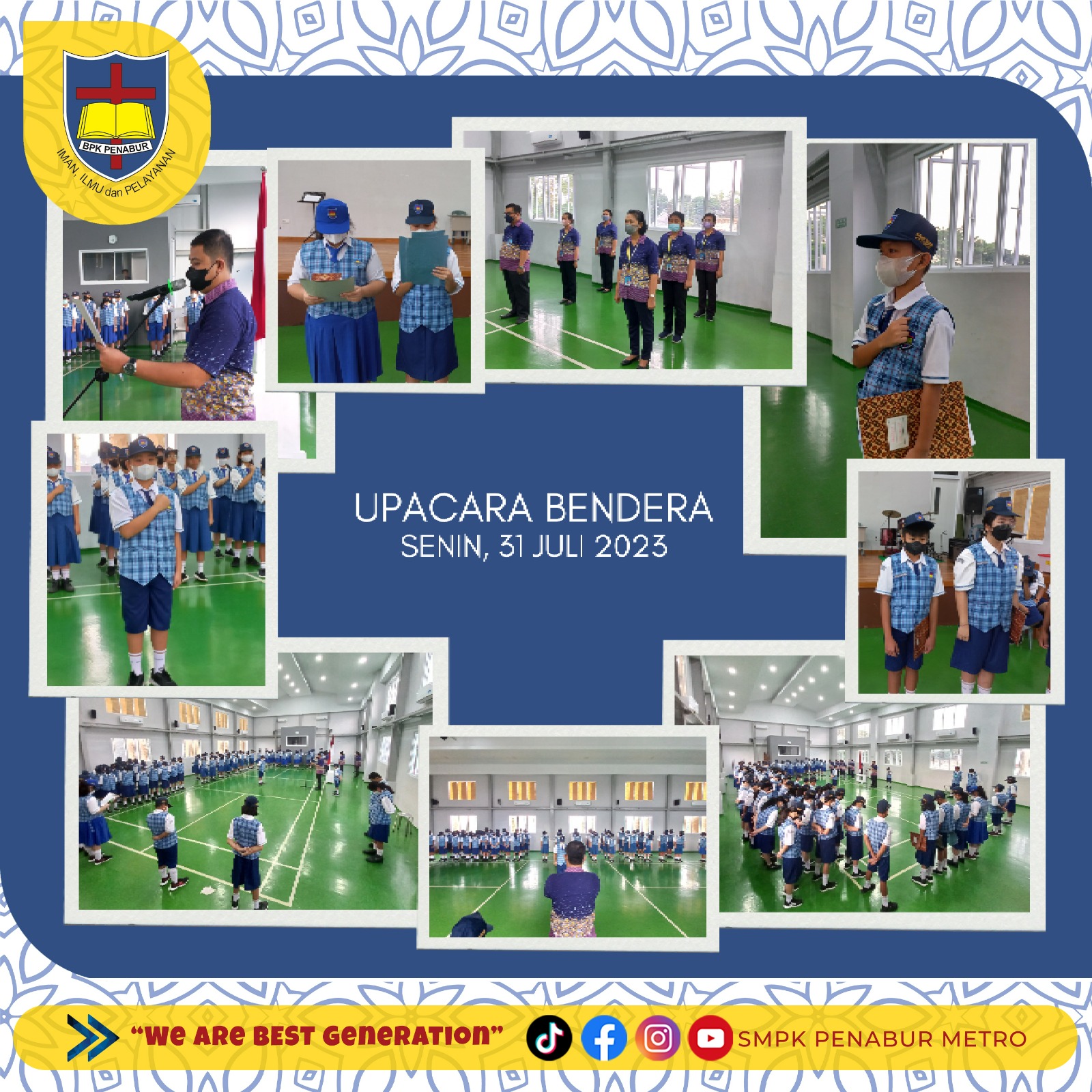 UPACARA BENDERA (SENIN, 31 JULI 2023)