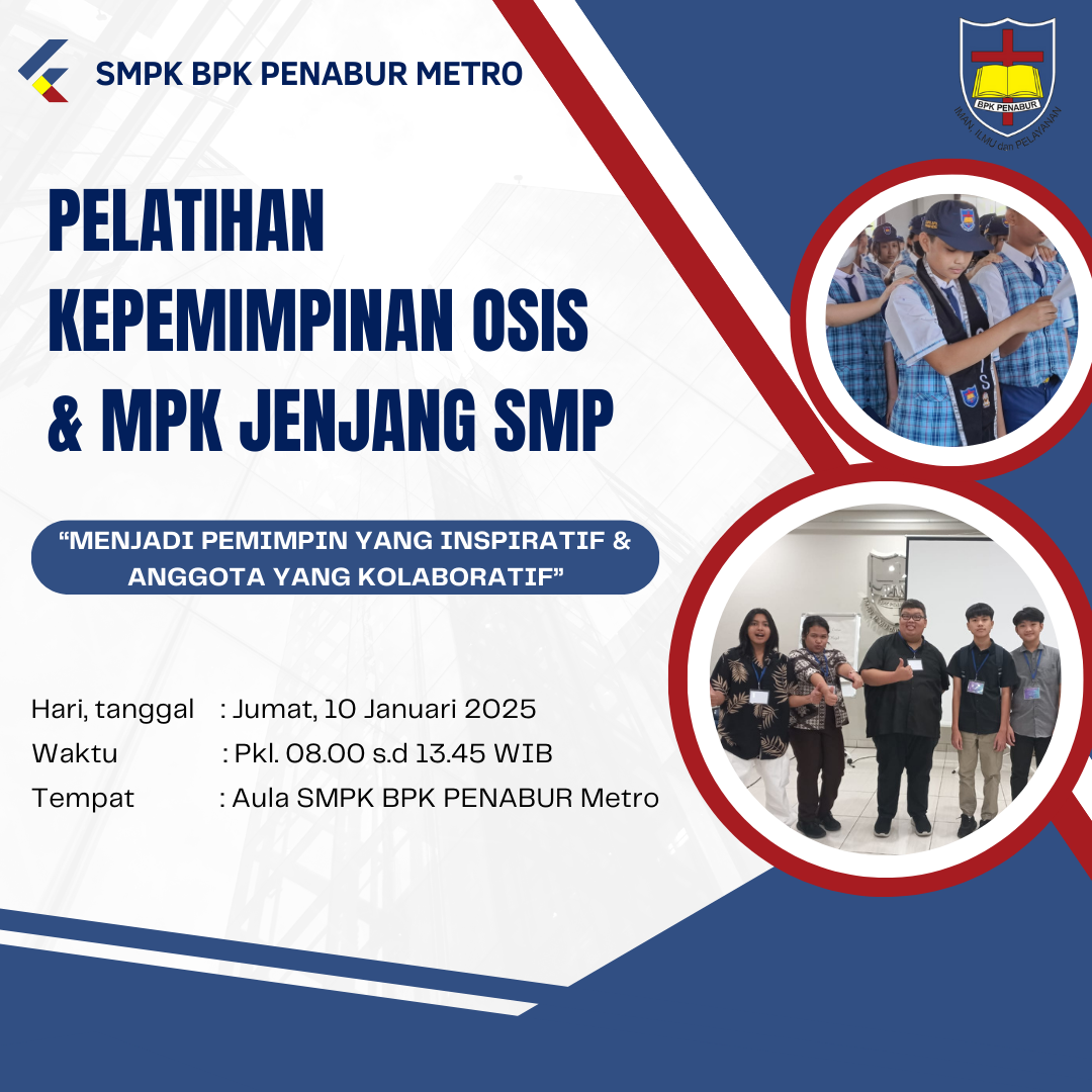 PELATIHAN KEPEMIMPINAN OSIS & MPK JENJANG SMP (JUMAT, 10 JANUARI 2025)