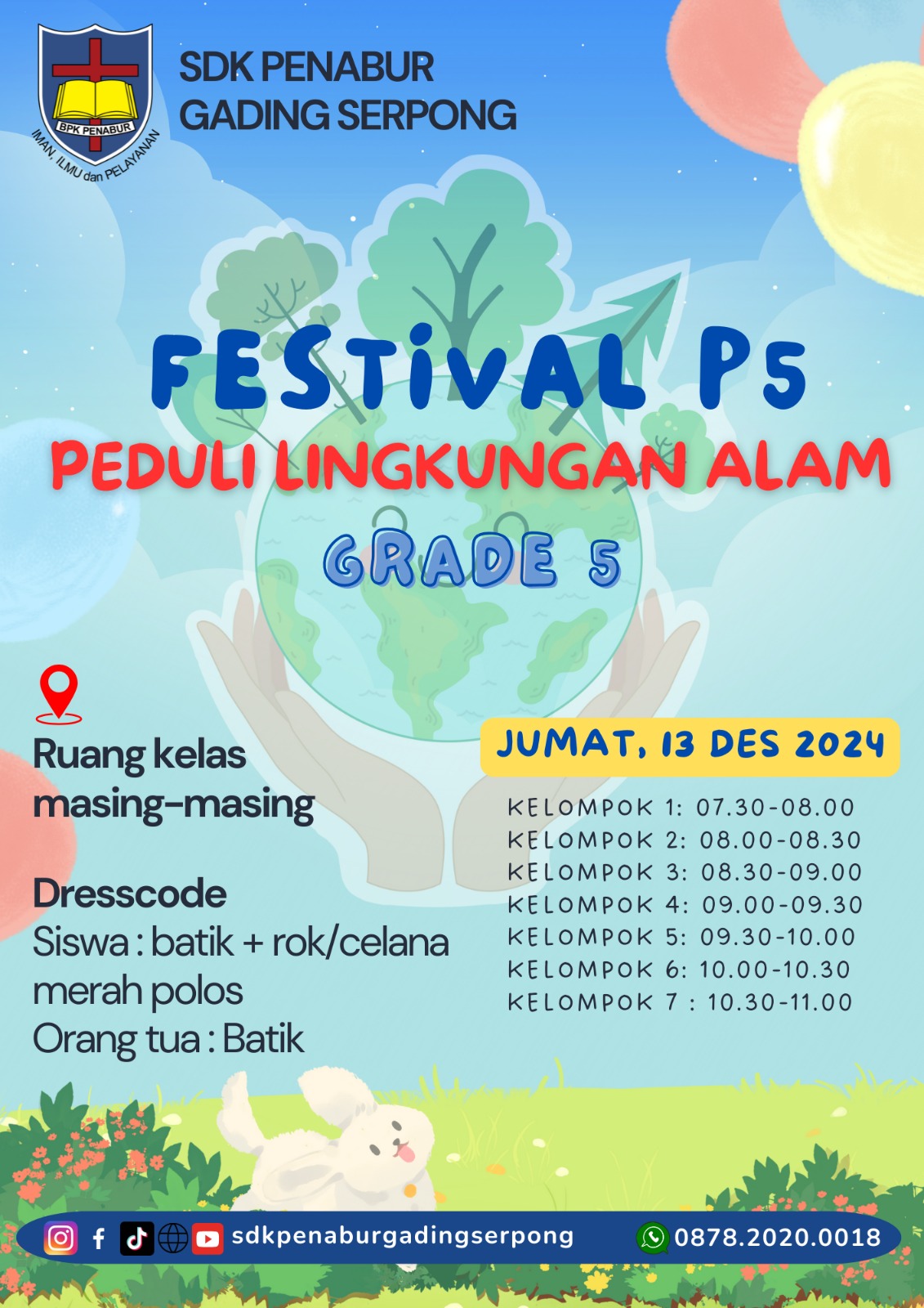 Festival P5 Grade 5: Peduli Lingkungan Alam