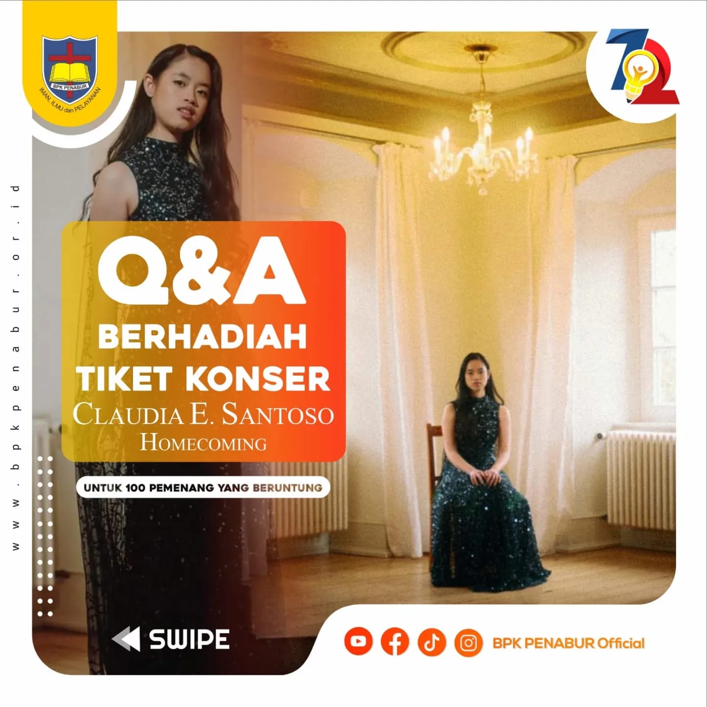 Q & A Berhadiah Tiket Konser Claudia E. Santoso